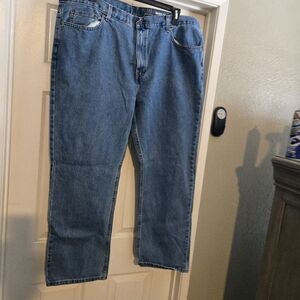 George Men's Regular Straight Jeans - Light Blue